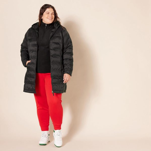 Women's Lightweight Water-Resistant Hooded Puffer Coat (Available in Plus Size) - Image 6