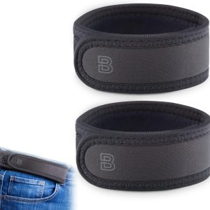Pro for Men and Women Elastic No Buckle Invisible Belt Patented Metal Free TSA Soft Adjustable Side Tactical Belt