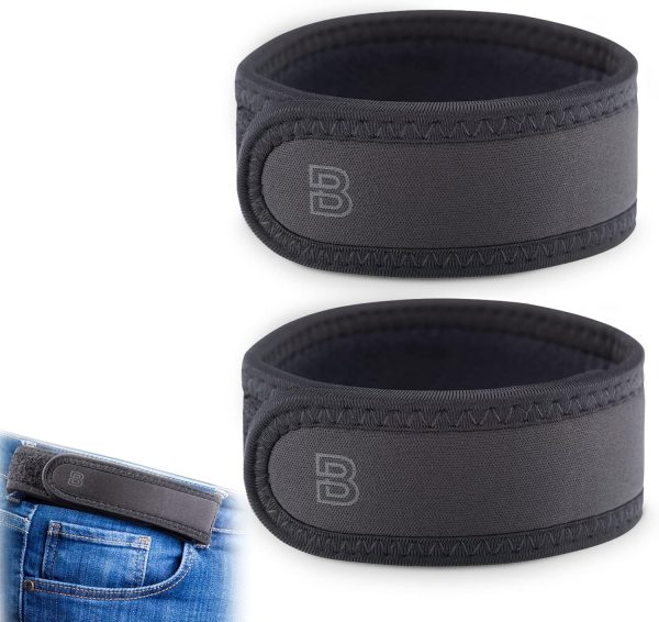 Pro for Men and Women Elastic No Buckle Invisible Belt Patented Metal Free TSA Soft Adjustable Side Tactical Belt