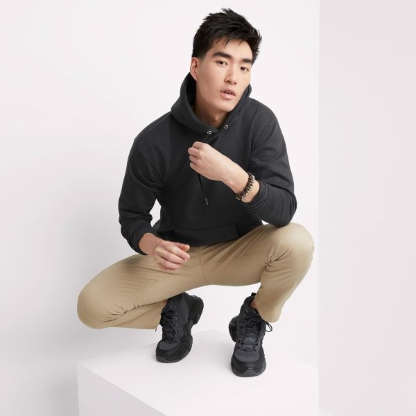 Men's Hoodie, EcoSmart Fleece Hoodie, Hooded Sweatshirt for Men - Image 5