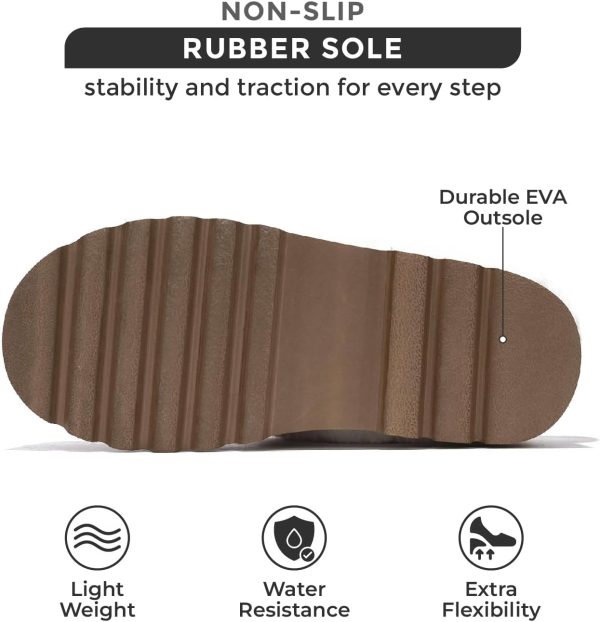 Genuine Suede Ankle Boots for Women - Water Resistant Winter Boots for Women - Memory Foam Insole Trending Shoes for Women - Comfortable Women's Ankle Boots (Hippy) - Image 4