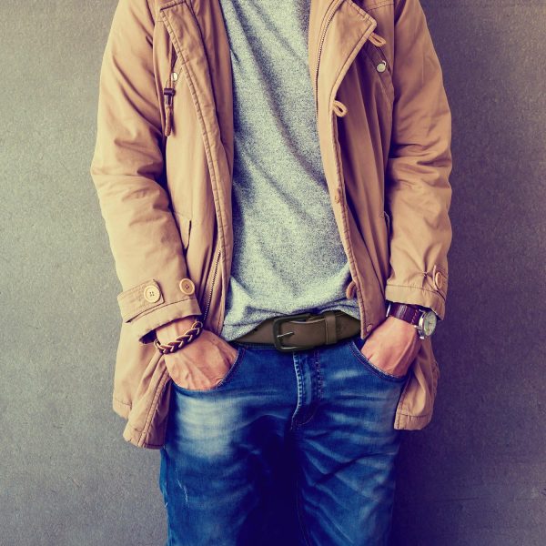 Men's 35mm Classic Buckle Leather Belt for Jeans - Image 4